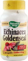 Nature's Way - Echinacea Goldenseal 100 Veg Cp