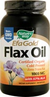 Nature's Way - Flax Oil EfaGold Cold Pressed 1000 mg 100 Sg