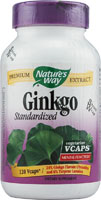 Nature's Way - Ginkgo Standardized 120 Veg Cp