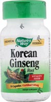 Nature's Way - Ginseng Asian 50 Veg Cp
