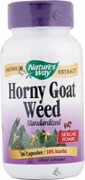 Nature's Way - Horny Goat Weed Standardized 60 Veg Cp