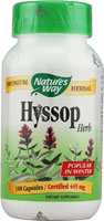 Nature's Way - Hyssop Herb 100 Veg Cp-OUT OF STOCK