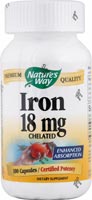 Nature's Way - Iron 18mg 100 Cp