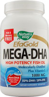 Natures Way - Mega-DHA. EfaGold 60 Sg