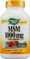 Natures Way - MSM 1000 mg 200 Tb