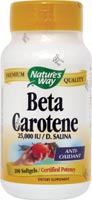 Natures Way - Beta Carotene 100 Sg-UNAVAILABLE