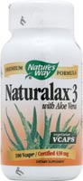 Natures Way - Nurturalax 3 with Aloe 100 Veg Cp-OUT OF STOCK