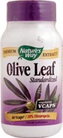 Natures Way - Olive Leaf Standardized 20%  60 Veg Cp