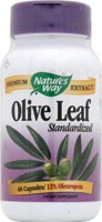 Natures Way - Olive Leaf Standardized 12% 60 Veg Cp