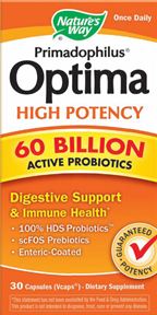 Natures Way - Primadophilus Optima Advanced 60 Billion (Refrig) 30 Veg Cp