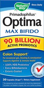 Natures Way - Primadophilus Optima Colon Support 90 Billion (Refrig) 30 Veg Cp