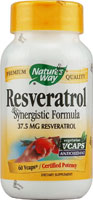 Natures Way - Resveratrol Synergistic Formula 60 Veg Cp