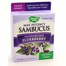 Natures Way - Sambucus Max Potency 18 Softgels-OUT OF STOCK