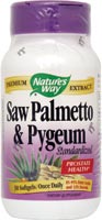 Natures Way - Saw PalmettoPygeum  30 Sg-temp unavailable