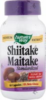 Natures Way - Shiitake Maitake Standardized 60 Veg Cp     TEMPORARILY UNAVAILABLE