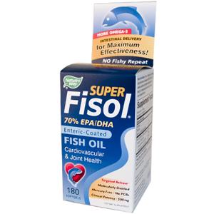 Natures Way - Super Fisol  Fish Oil 180 Sg