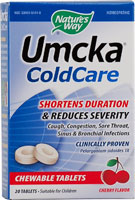 Natures Way - Umcka® ColdCare, Cherry Flavor Chewable 20 Chw Tb