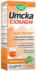 Natures Way - Umcka Cough Max Relief 4 Oz