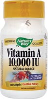Natures Way - Vitamin A 10,000IU 100 Sg