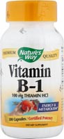 Natures Way - Vitamin B1 100 Cp