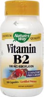 Natures Way - Vitamin B2(Riboflavin) 100 Cp