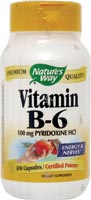 Natures Way - Vitamin B-6 100 Cp