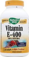 Natures Way - Vitamin E 400 IU  250 Sg