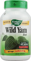 Natures Way - Wild Yam Root 180 Veg Cp