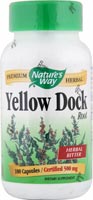 Natures Way - Yellow Dock Root 100 Veg Cp-OUT OF STOCK
