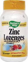 Natures Way - Zinc Lozenge 60 Lz- temp inavailable