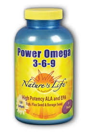 Natures Life - Power Omega 3 6 9 - Nature's Life 120Softgel