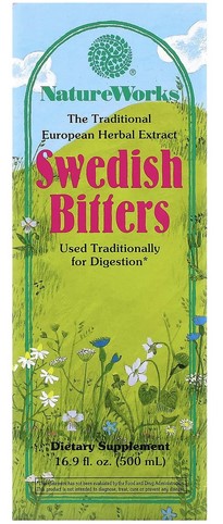Natureworks Swedish Bitters Liquid Extract 16.9 oz