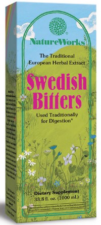 Natureworks Swedish Bitters Liquid Extract 33.8 oz
