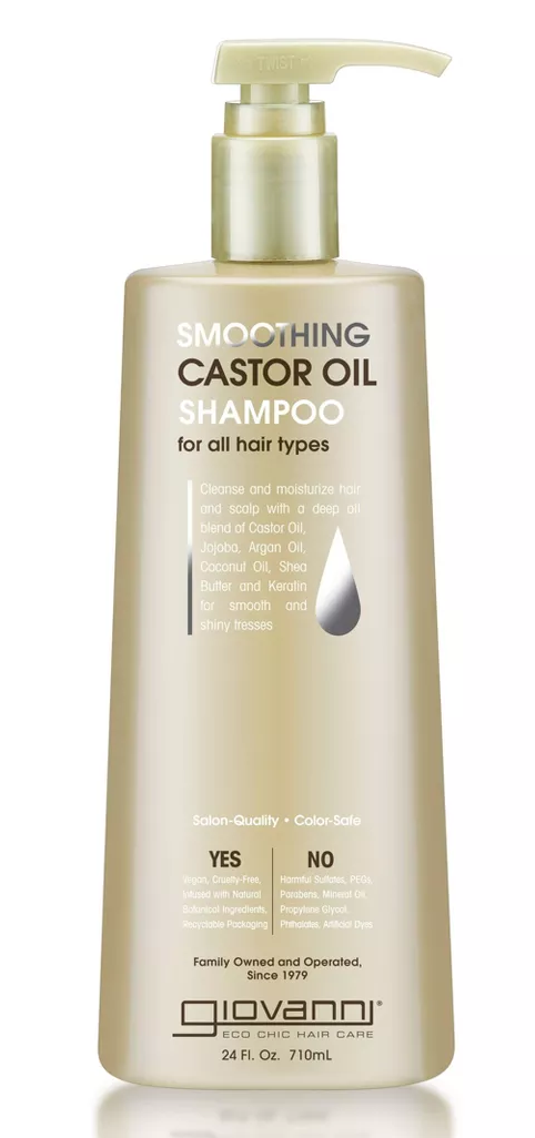 Giovanni Cosmetics Smoothing Castor Oil Shampoo 24oz