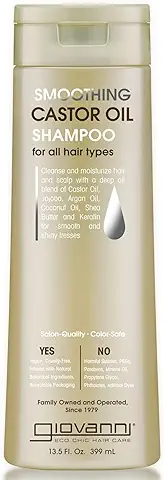 Giovanni Cosmetics Smoothing Castor Oil Shampoo 13.5/oz
