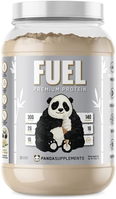 Panda Supplements - Fuel Premium Protein Vanilla Ice Cream 25 Servings