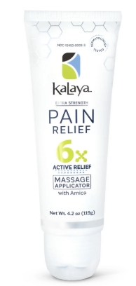 Kalaya - Pain Relief Cream 6X Extra Strength with Massage Applicator 4.2 oz