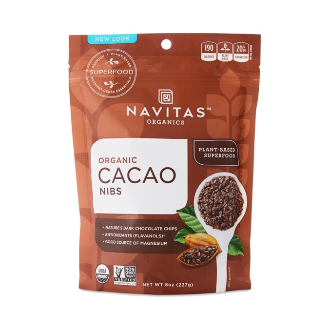 Navitas Organics -  Cacao Nibs  100% Organic 8oz