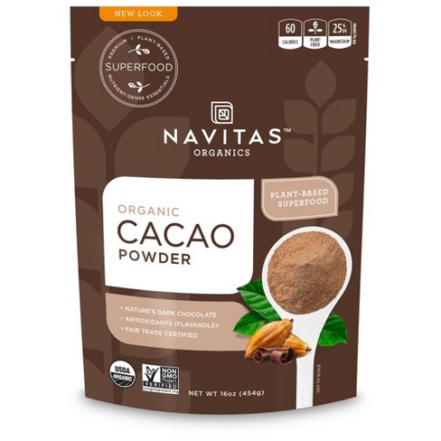 Navitas Organics -  Cacao Powder  100% Organic 16oz