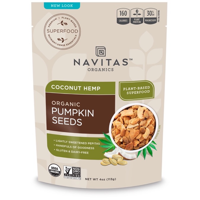 Navitas Organics -  Coconut Hemp Pumpkin Seeds Organic 4oz-UNAVAILABLE