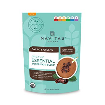 Navitas Organics -  Essential Blends Cacao and Greens  Organic 8.8oz-OUT OF STOCK