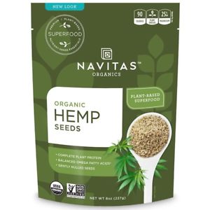 Navitas Organics -  Hemp Seeds Organic 8oz-OUT OF STOCK
