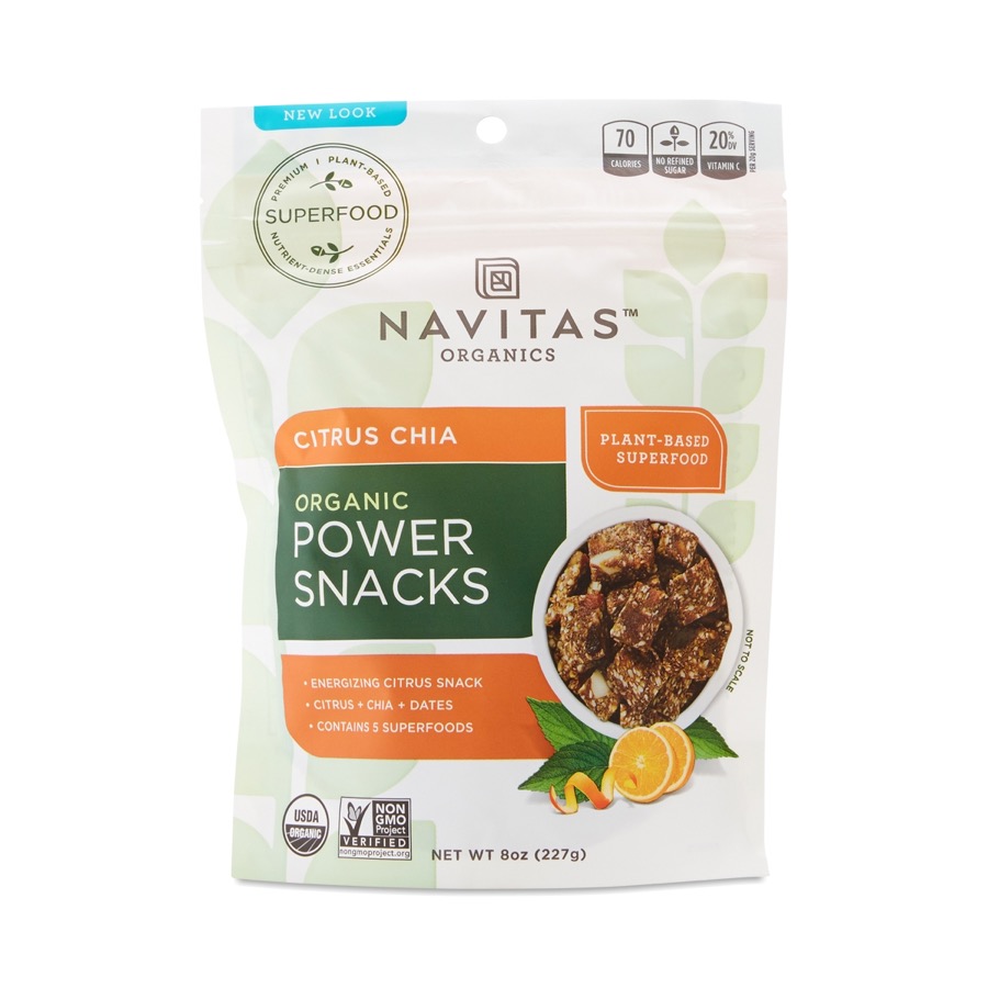 Navitas Organics -  Power Snack Citrus Chia  Organic 8oz-OUT OF STOCK