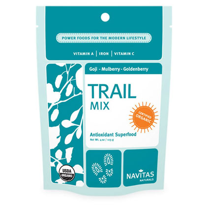 Navitas Organics - Trail Mix Mulberries Gojis Goldenberries 4 oz-OUT OF STOCK