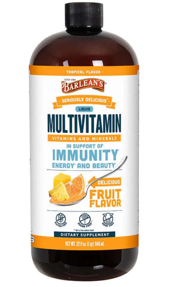 Barleans - Liquid Multivitamin Tropical Flavor 32 oz 