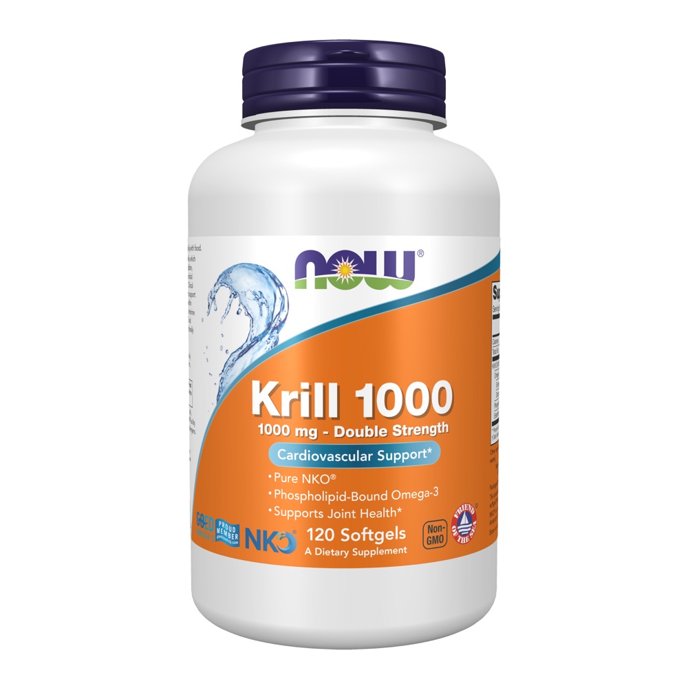 Now Vitamins - Neptune Krill Oil 1000 mg 120 Softgels