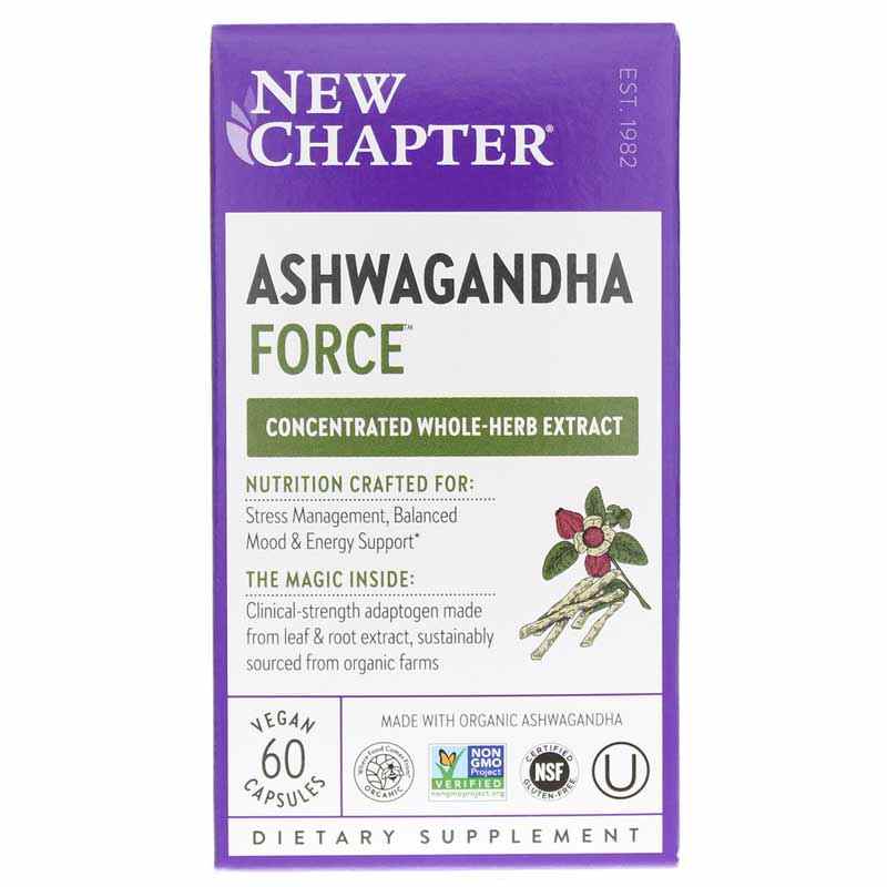 New Chapter Ashwagandha Force 60 vc