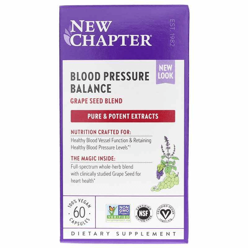 New Chapter Blood Pressure Balance 60 vc