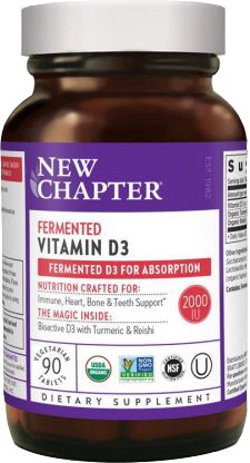 New Chapter Fermented Vitamin D3 90 t