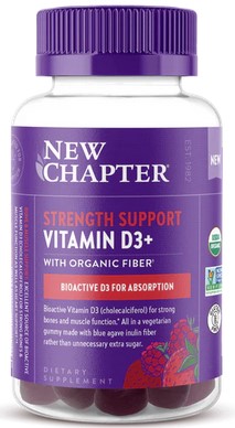 New Chapter Strength Support Vitamin D3+ Gummies 60 ct